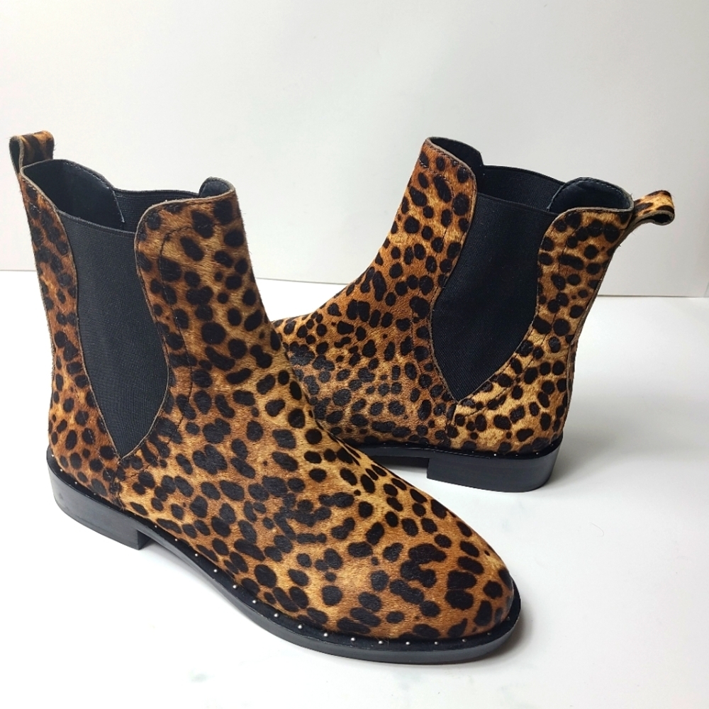 New Rebecca Minkoff Sabeen Cow Fur Ankle Booties